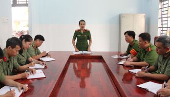 Công an xã Bến Cầu nỗ lực phòng, chống xuất, nhập cảnh trái phép