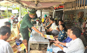 Khơi sức mạnh bảo vệ biên giới từ công tác tuyên truyền, vận động