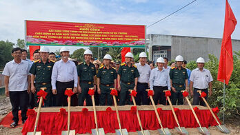 Xã Hậu Thạnh khởi công công trình Lộ bờ Tây kênh Quận