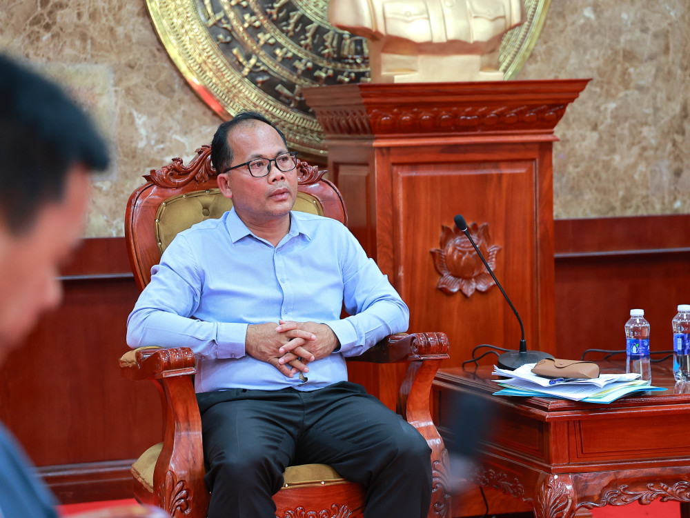 Thống nhất thời gian tổ chức Lễ khai trương Cửa khẩu quốc tế Tân Nam - Meun Chey