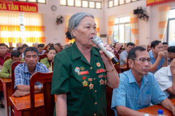 Tổ đại biểu HĐND tỉnh số 06 tiếp xúc với cử tri xã Tân Thành