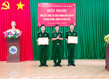 Đồn Biên phòng Cửa khẩu Chàng Riệc duy trì bảo đảm an ninh khu vực biên giới