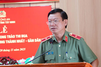 Công an tỉnh Tây Ninh phát động phong trào thi đua 'Ba nhất'