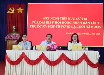 Cử tri xã Phước Vinh phản ánh nhiều vấn đề dân sinh