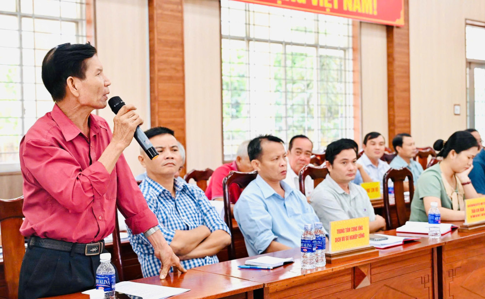 Xã Mỹ Yên: Bí thư Đảng ủy đối thoại với Bí thư Chi bộ các ấp