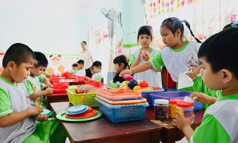 Hiệu quả từ xây dựng trường mầm non lấy trẻ làm trung tâm