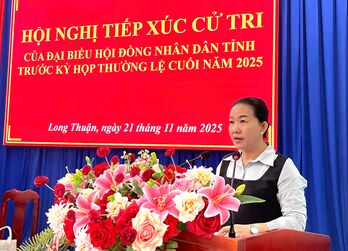 Cử tri xã Long Thuận phản ánh nhiều ý kiến liên quan giá nông sản