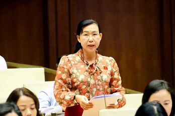 Đại biểu Phan Thị Mỹ Dung đề nghị xác định trình tự thủ tục phục hồi là một chế định riêng biệt