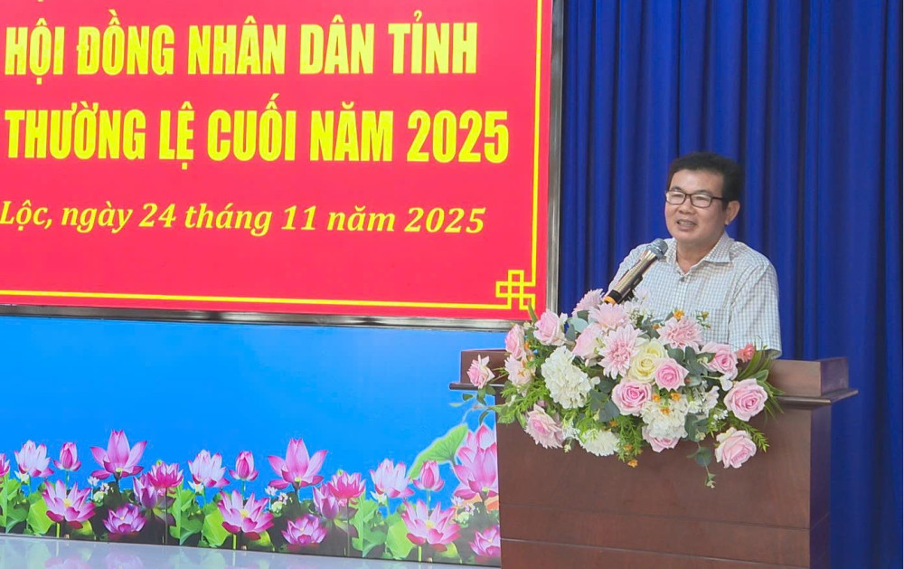 Bí thư Đảng ủy, Chủ tịch HĐND phường Gia Lộc phát biểu kết thúc Hội nghị