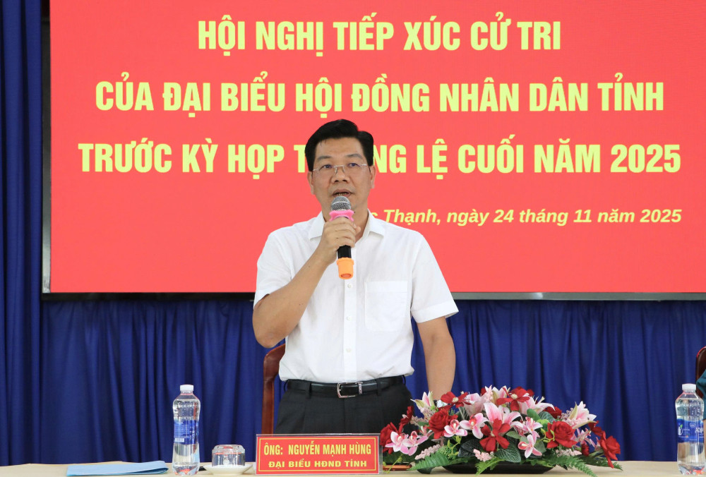 Cử tri xã Thạnh Đức, xã Phước Thạnh kiến nghị về việc mạo danh để lừa đảo và công tác bảo mật thông tin