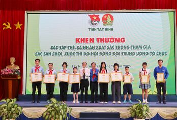 Hội đồng Đội tỉnh phát động phong trào 'Thiếu nhi Việt Nam thi đua làm theo 5 điều Bác Hồ dạy' năm học 2025 – 2026