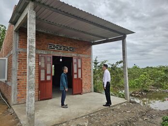 Những mái nhà ấm áp nghĩa tình ở xã Thuận Mỹ