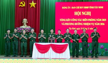 Bộ đội Biên phòng Tây Ninh tổng kết công tác Biên phòng năm 2025