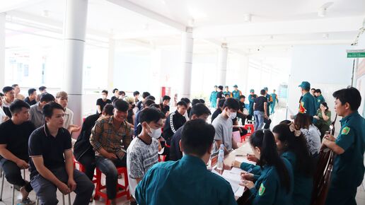 Tây Ninh: Thanh niên tích cực tham gia khám sức khoẻ nghĩa vụ quân sự năm 2026