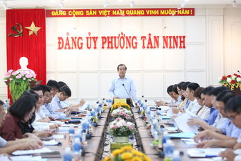 Phó Chủ tịch UBND tỉnh Tây Ninh Nguyễn Hồng Thanh chỉ đạo tháo gỡ khó khăn trong vận hành chính quyền địa phương 2 cấp