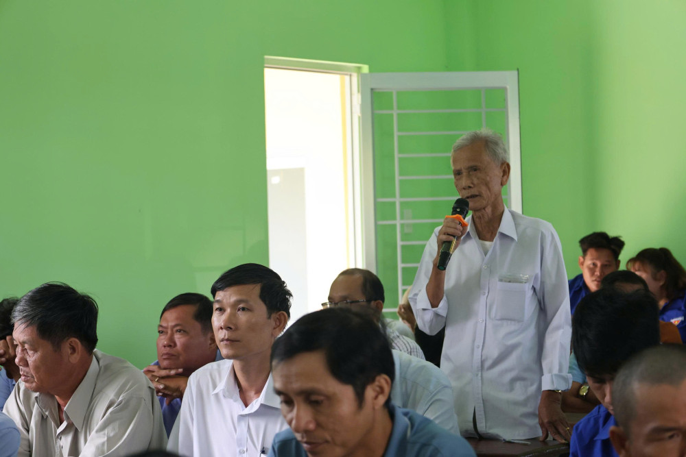 Bí thư Đảng ủy xã An Lục Long đối thoại với Nhân dân năm 2025