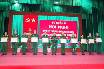 Sư đoàn 5: Tổng kết thực hiện nhiệm vụ năm 2025, triển khai phương hướng nhiệm vụ năm 2026