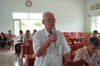 Bí thư Đảng ủy xã Mỹ An đối thoại với Nhân dân về giải pháp đột phá phát triển kinh tế - xã hội