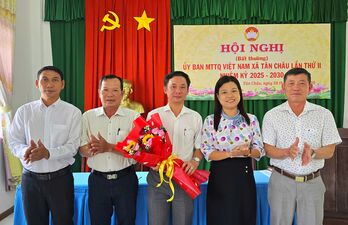 Ông Vũ Thế Cường làm Chủ tịch UBMTTQ Việt Nam xã Tân Châu