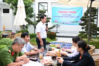 Phường Long An tổ chức 'Cà phê sáng Long An lắng nghe và hành động' lần 3
