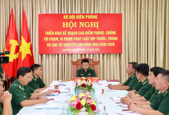 Bộ đội Biên phòng Tây Ninh triển khai cao điểm phòng, chống tội phạm dịp Tết Nguyên đán Bính Ngọ năm 2026