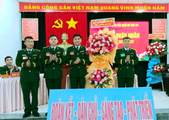 Đồn Biên phòng Cửa khẩu Mỹ Quý Tây tổ chức Đại hội quân nhân nhiệm kỳ 2025-2027