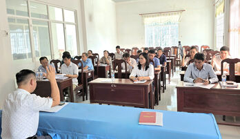 UBMTTQ Việt Nam xã Tân Châu hội nghị hiệp thương lần thứ nhất