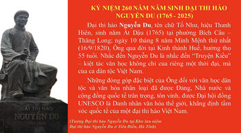 Đại thi hào Nguyễn Du – niềm tự hào của nền văn hoá Việt