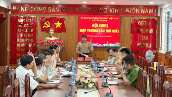 UBMTTQ Việt Nam xã Tân Thạnh tổ chức Hội nghị hiệp thương lần thứ nhất