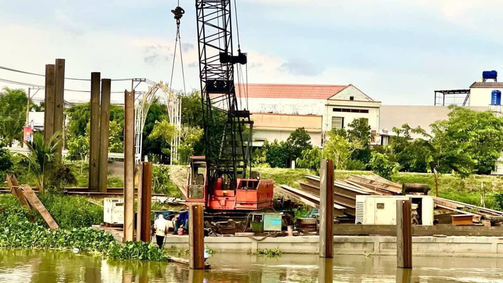 Thông báo phân luồng giao thông phục vụ thi công cầu Kênh 79 trên tuyến Đường tỉnh 831