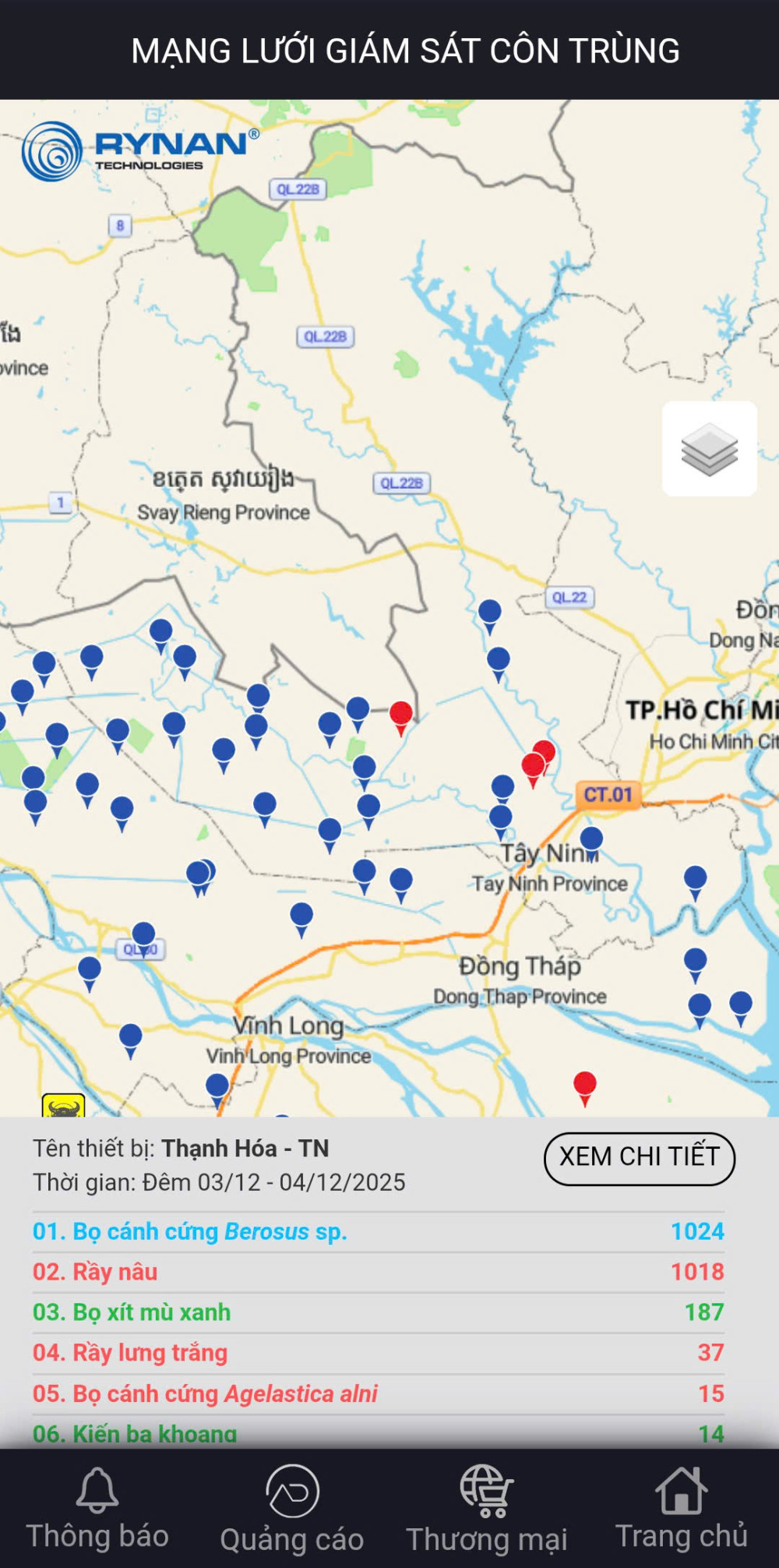 Intelligens fénycsapdák alkalmazásai a kártevők és betegségek monitorozásában és elleni védekezésben.