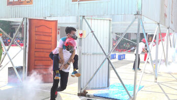 Sôi nổi Hội thi nghiệp vụ chữa cháy và cứu nạn, cứu hộ