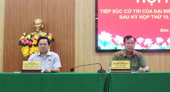 Cử tri xã Đức Lập quan tâm chính sách nhà ở xã hội và tình trạng lừa đảo trên không gian mạng