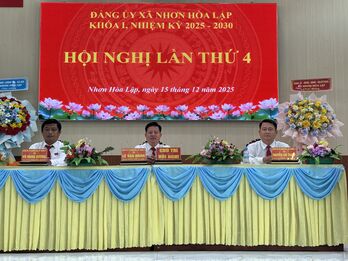Xã Nhơn Hòa Lập hoàn thành 24/24 chỉ tiêu Nghị quyết Đảng ủy đề ra
