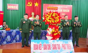 Đồn Biên phòng Cửa khẩu Quốc tế Xa Mát tổ chức Đại hội Quân nhân nhiệm kỳ 2025-2027