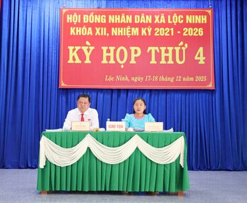 HĐND xã Lộc Ninh tổ chức kỳ họp thứ 4