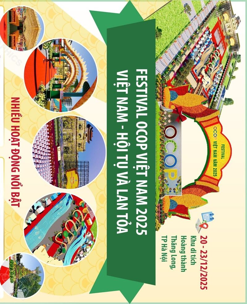 Festival OCOP Việt Nam 2025 tại Khu di tích Hoàng thành Thăng Long