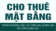 Cho thuê mặt tiền đường Trần Phong Sắc, phường 4, Tân An, Long An